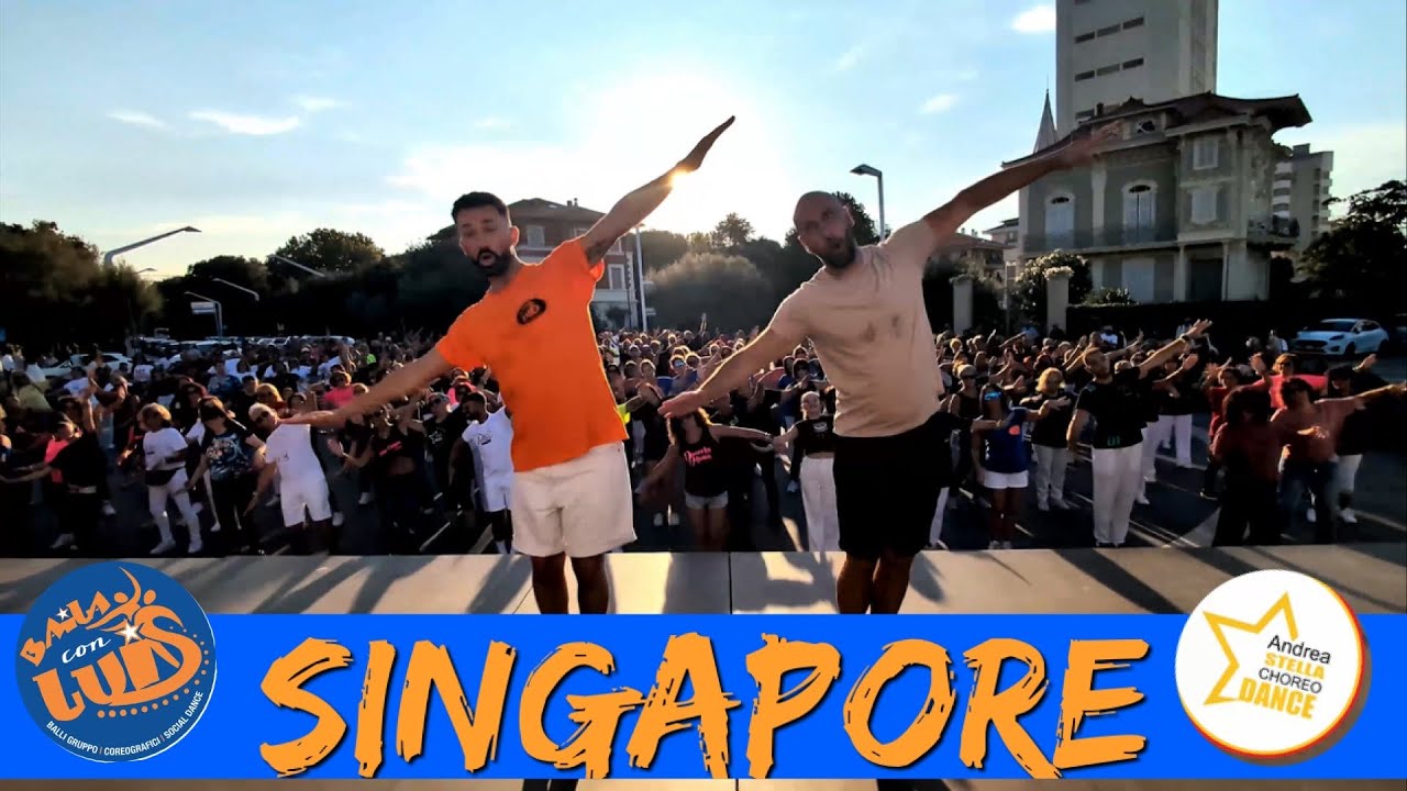 SINGAPORE Emanuele Aloia COREOGRAFIA + TUTORIAL || BAILA CON LUIS ft. ANDREA STELLA 2025/2026