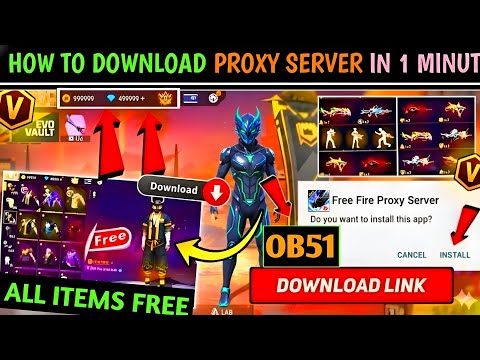 HOW TO DOWNLOAD PROXY SERVER IN FREE FIRE 💯😱🔥 | free fire proxy server | proxy server free fire ☠️