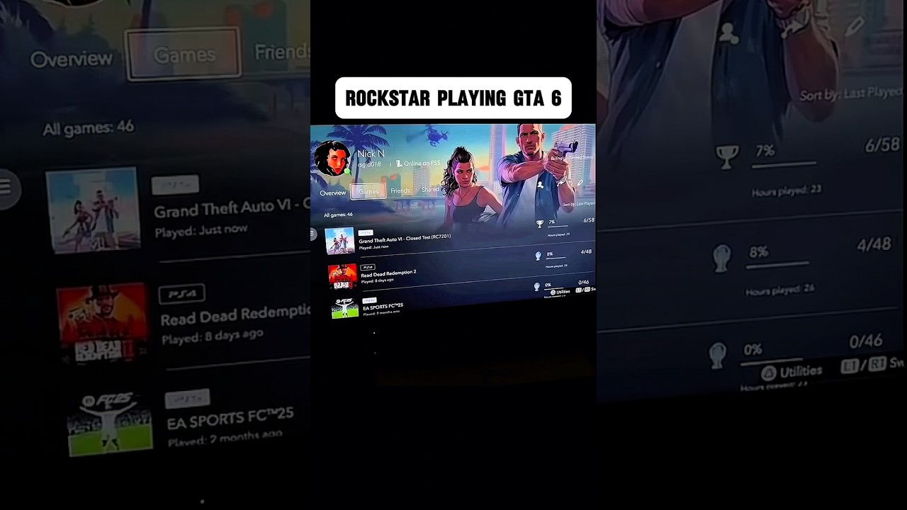 GTA 6 First Look on PS5 🔥