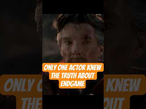 The ONLY Actor Who Knew The Real Ending of Avengers Endgame