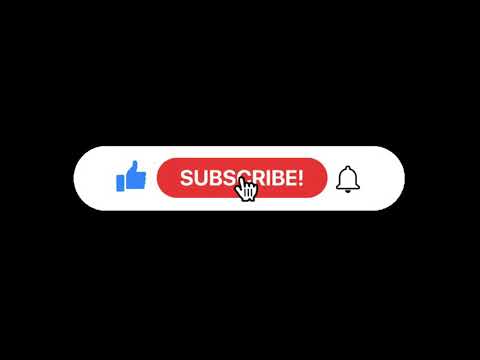 | Non Copyrighted | Black Screen Subscribe Button With sound | Like, Subscribe & Bell Button