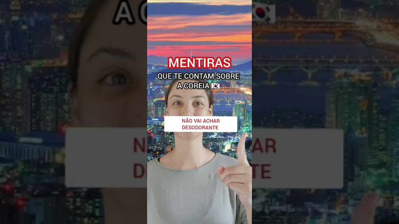 Mitos Sobre a Coreia do Sul 🇰🇷 #shorts