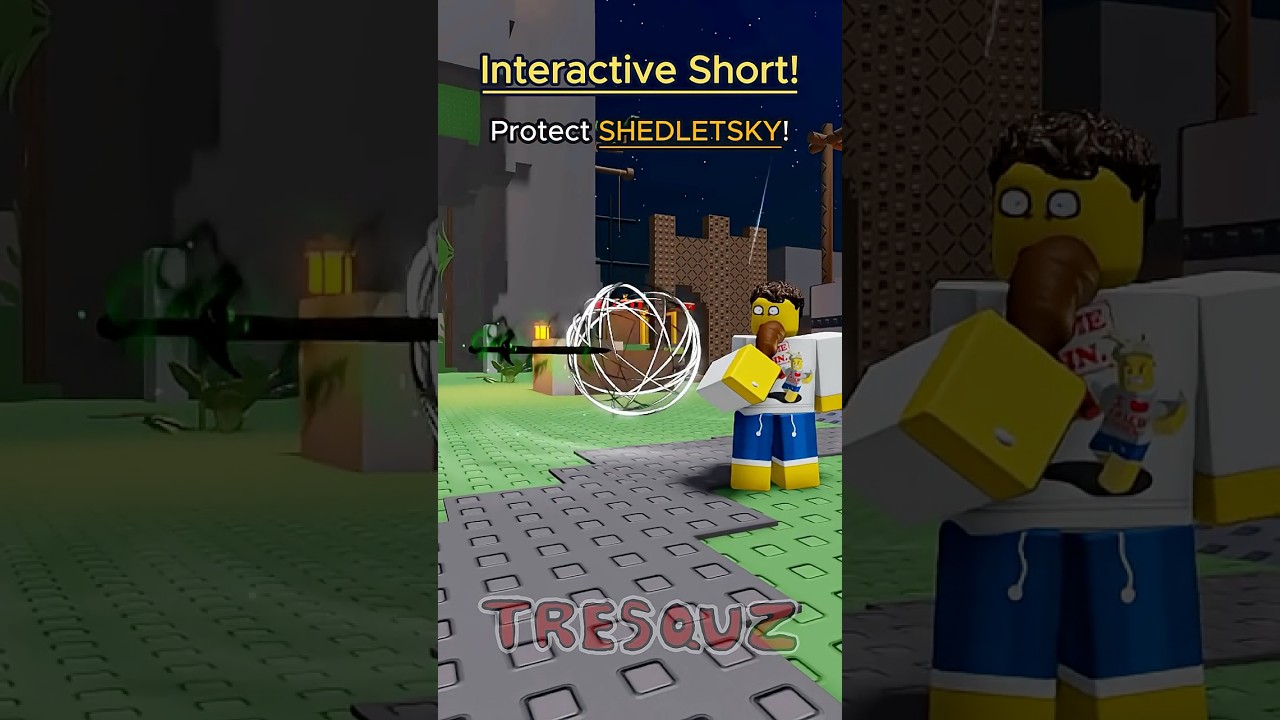Protect Shedletsky! An Interactive Short #Roblox #ForsakenAnimation