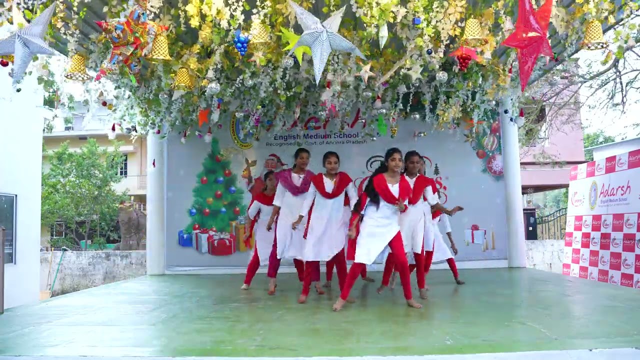 ADARSH Semi Christmas Celebrations SONG 1