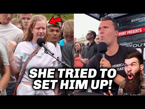 BRAINWASHED GIRL GETS SHUT DOWN BY CHARLIE KIRK!