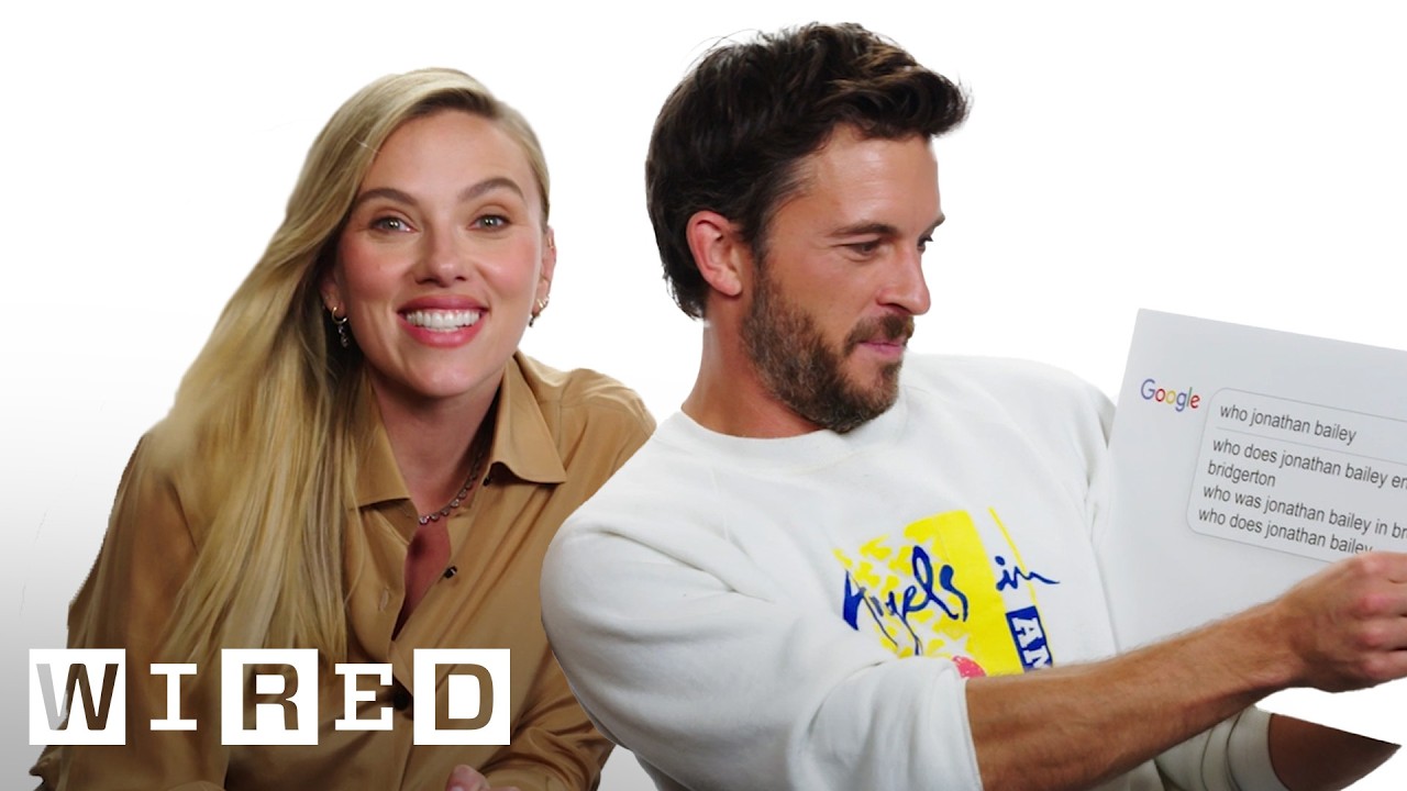 Scarlett Johansson and Jonathan Bailey Address Popular Google Questions | WIRED
