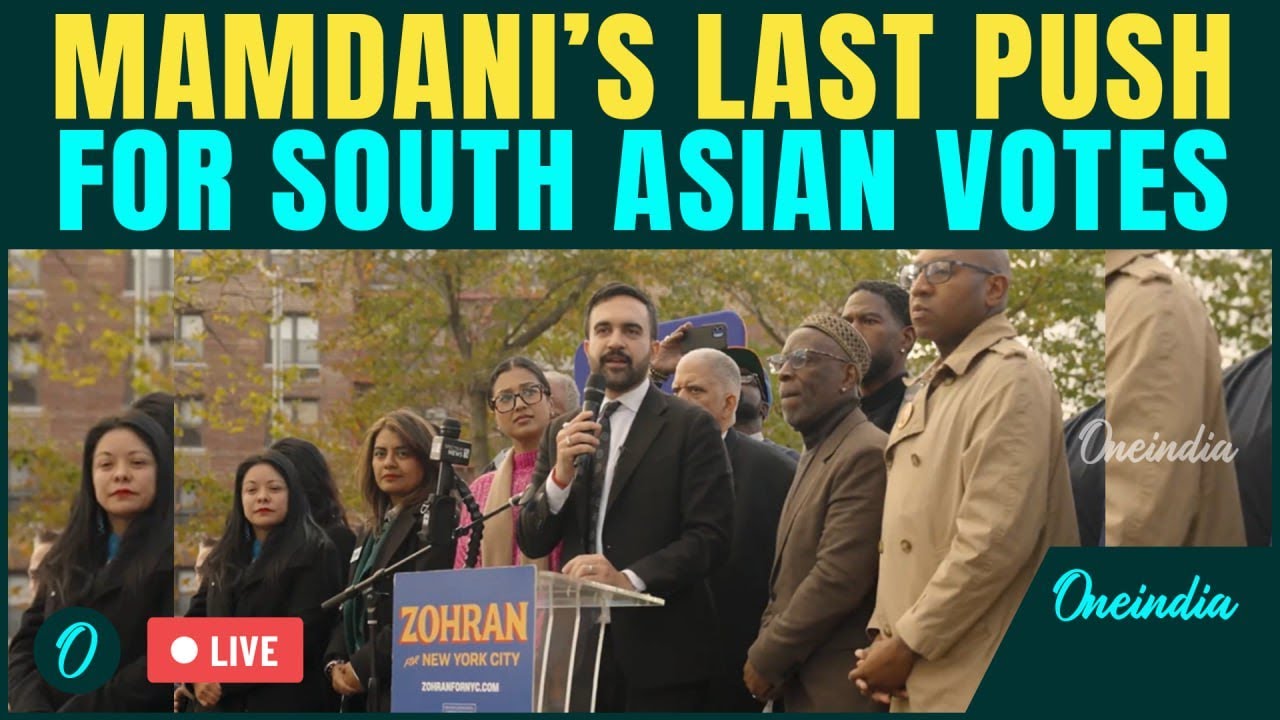 NYC Mayoral Race LIVE: Mamdani’s Final Effort to Win South Asian & Muslim Voters 🗳️