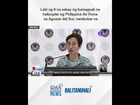Labi ng 6 na sakay ng bumagsak na helicopter ng Philippine Air Force... | Balitanghali