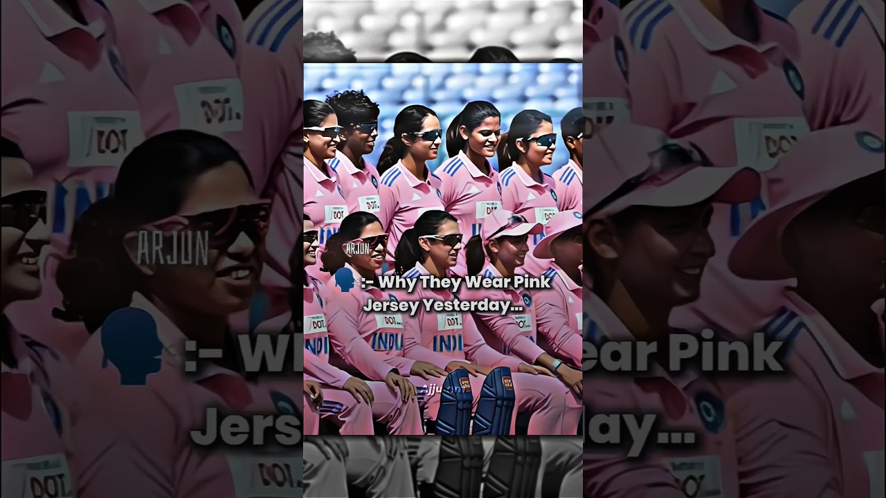 India Women’s Cricket Team Supports Breast Cancer Awareness 🎗️