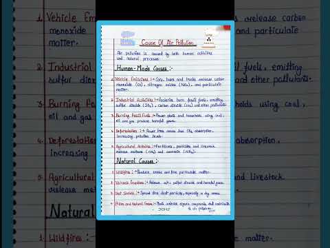 Air Pollution Essay in English | short essayon air pollution in english |#airpollution #pollution