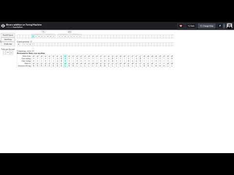 Binary addition on Turing Machine - NHD