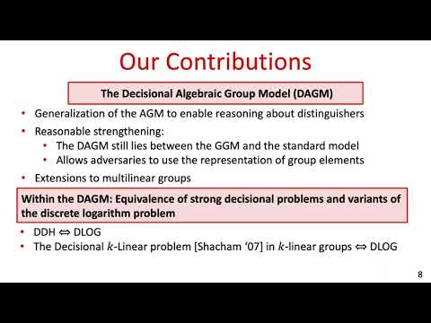 Algebraic Distinguishers: From Discrete Logarithms to Decisional Uber Assumptions