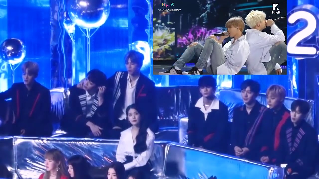 Wanna One, IU Reaction to BTS, Spring Day MMA 2017