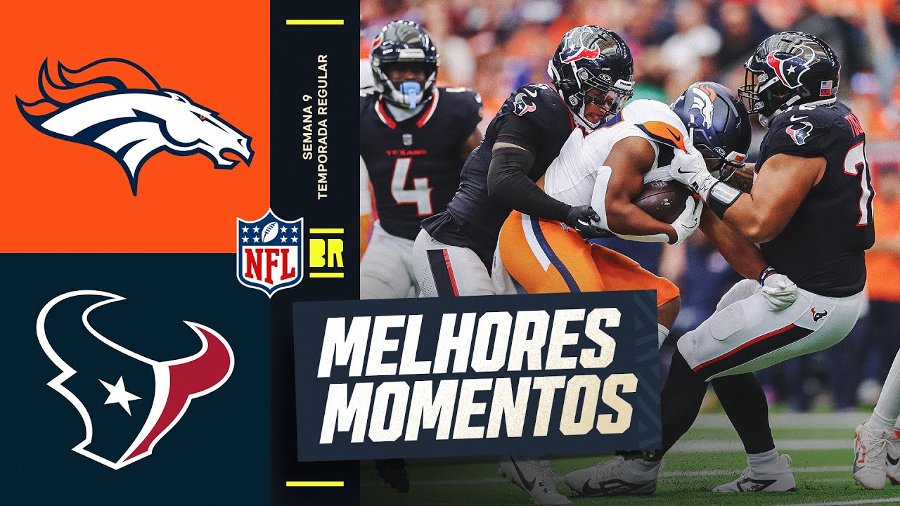 Semana 9: Denver Broncos vs Houston Texans | Melhores Momentos da NFL 2025 🏈