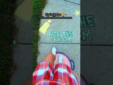 “Chalktober” Fall Obstacle Course #mom #halloween #classroommanagement #classroomsetup #diy