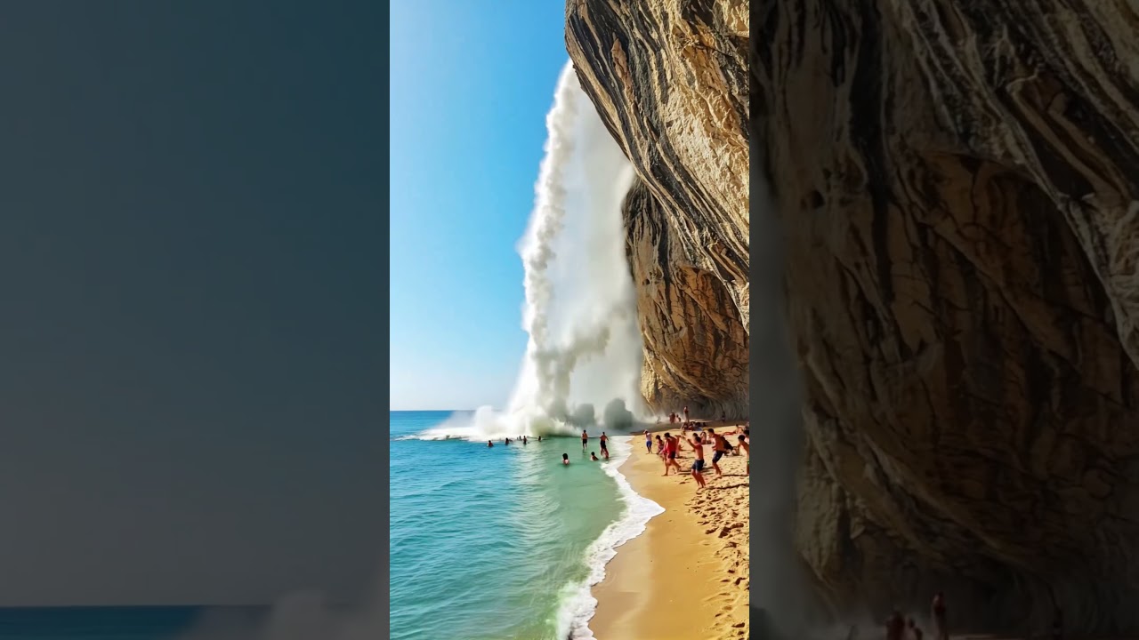 Beach Day Turns into a Run 😱