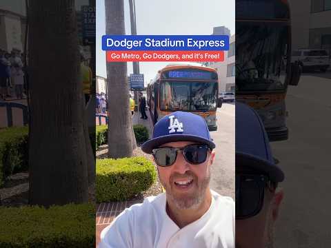 The BEST Way to get to Dodger Stadium: Dodger Stadium Express!