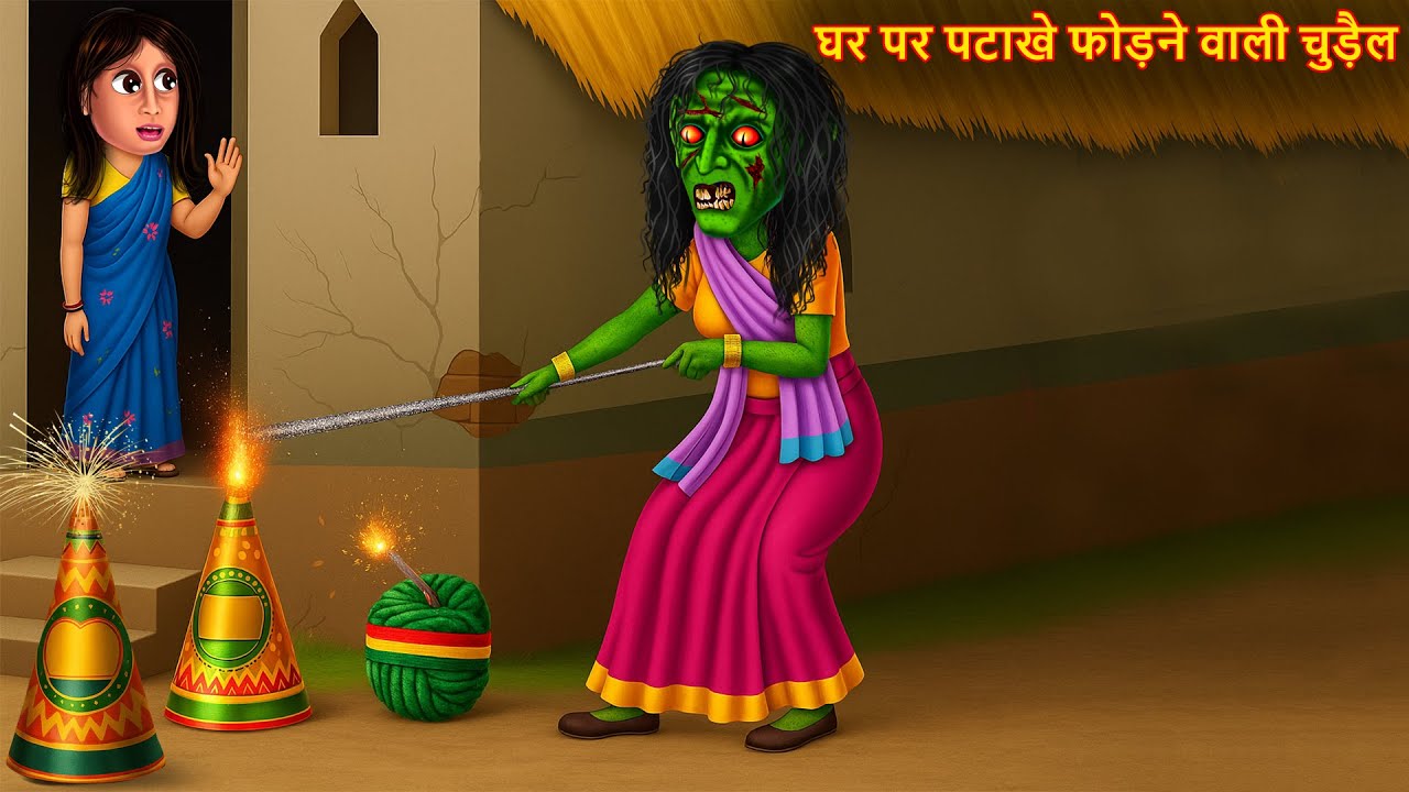 Ghar Par Patakhe Phodne Wali Chudail | घर पर पटाखे फोड़ने वाली चुड़ैल | Horror Story