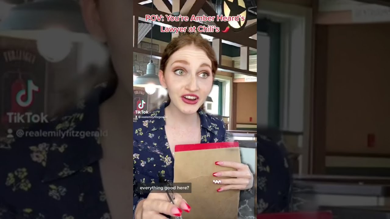 Amber Heard’s Lawyer Dines at Chili’s 🌶