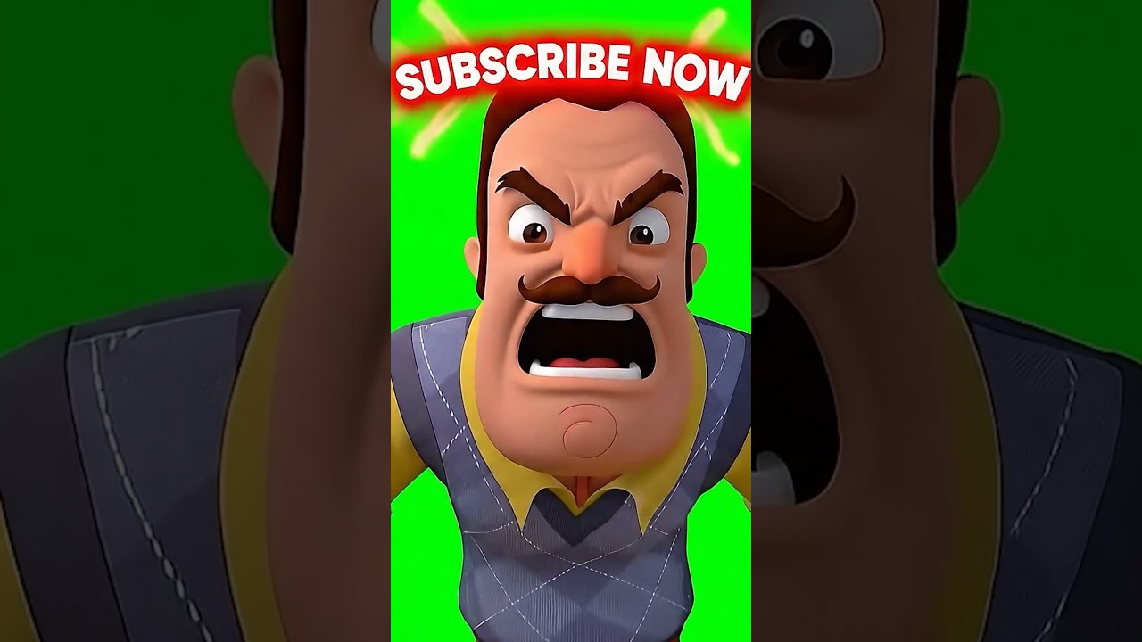 Hello Neighbor 3 Green Screen with Sound Effects 🎮