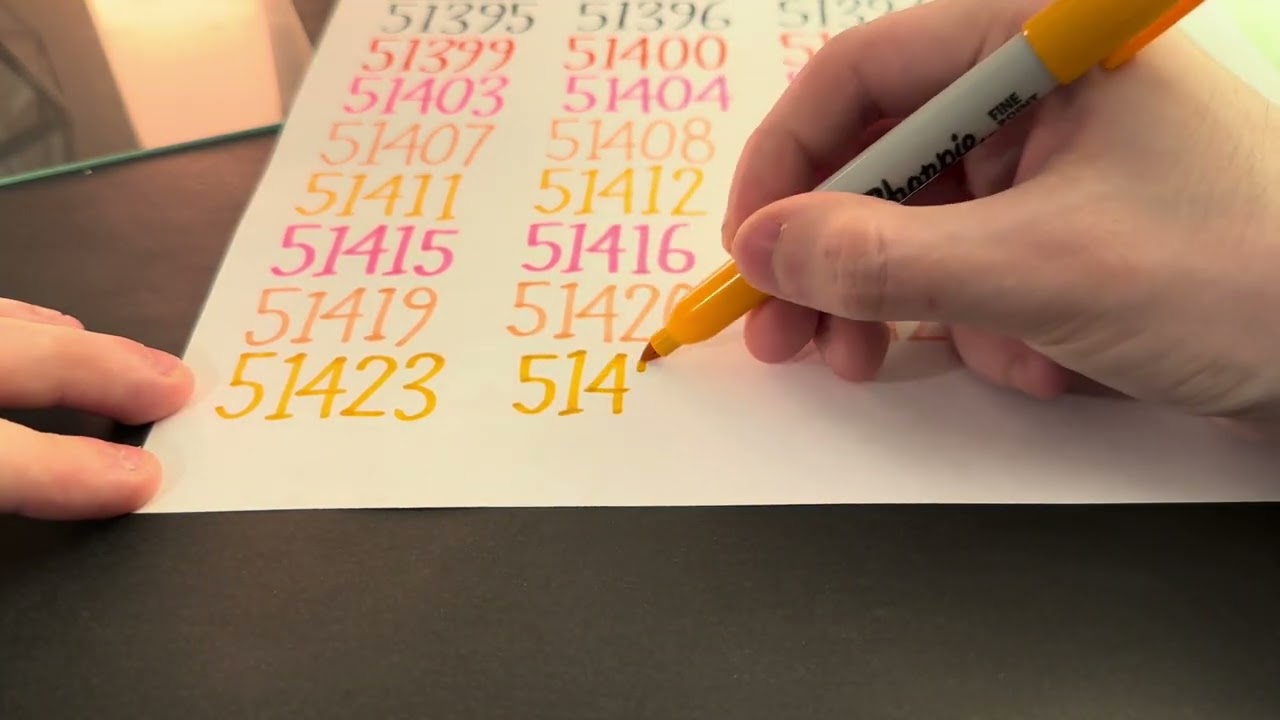 Counting Journey: Write Numbers on Paper โ๏ธ