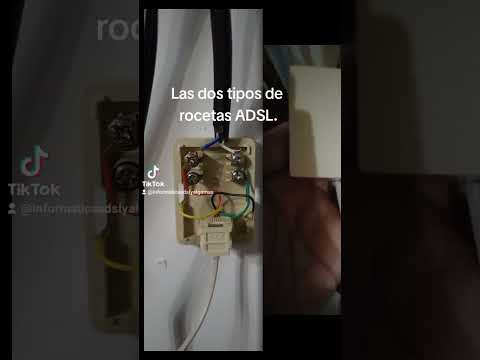 LAS DOS TIPOS DE ROSETA ADSL #adsl #viral #internet