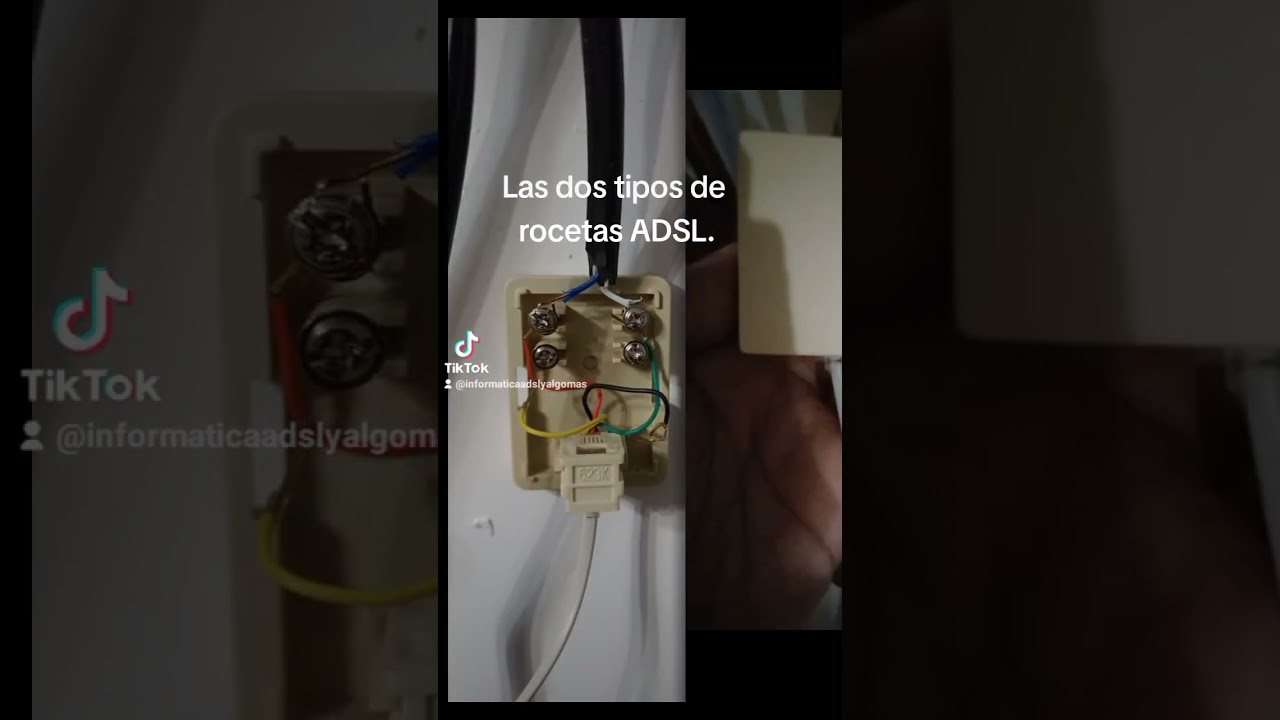 Tipos de roseta ADSL y su impacto en internet 📶