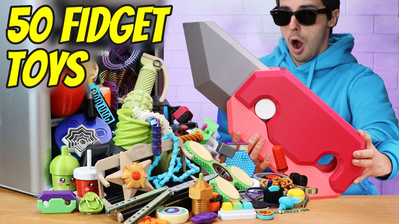 Top 50 3D Printed Fidget Toys - Highly Satisfying Collection
