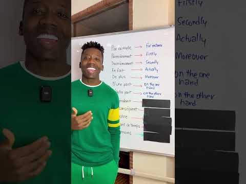 Comment relier des phrases en anglais