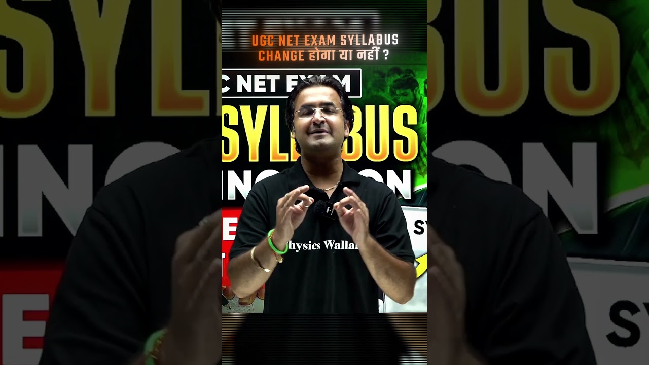 UGC NET Syllabus 2025 Update | Nishant Sir 🎓