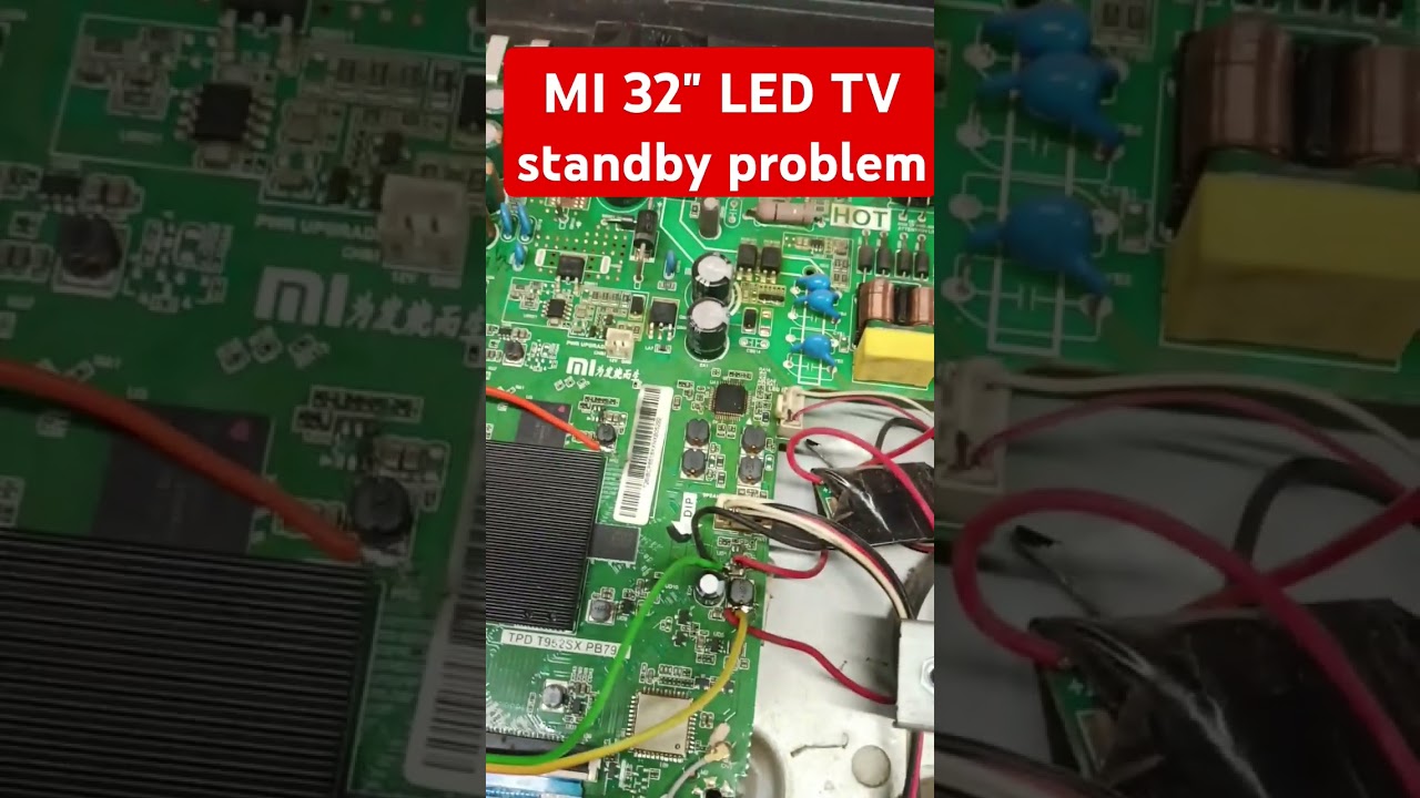 MI 32" LED TV रेड लाइट ब्लिंकिंग समस्या