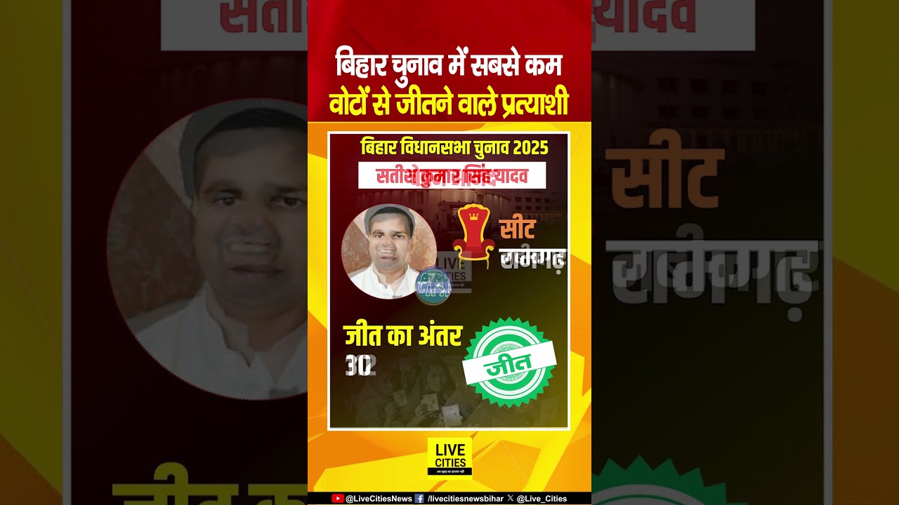 Bihar Election: Candidates with Fewest Votes Win 🗳️