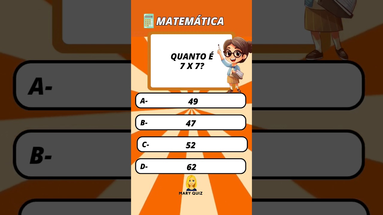 Desafie Sua Mente com Este Quiz de Matemática! 🧠