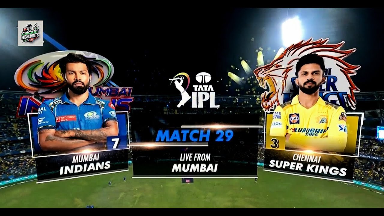 MI vs CSK 29th Match Highlights | IPL 2024 🏏
