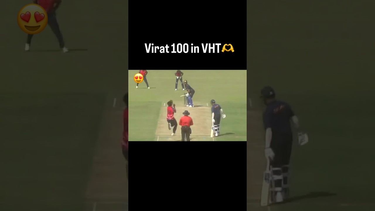 Virat Kohli's Century in Vijay Hazare Trophy 🏆