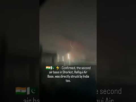 Footage of Indian Strikes hit is Airbase in Shorkot, Rafiqui Airbase |@ilmidunya786