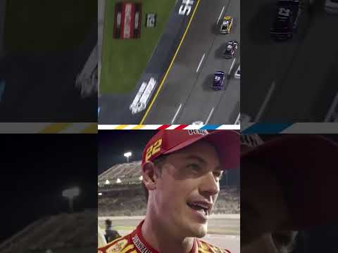 Joey Logano FRUSTRATED with Austin Dillon after WILD Finish to Cook Out 400 😳 #nascar #nascaronfox