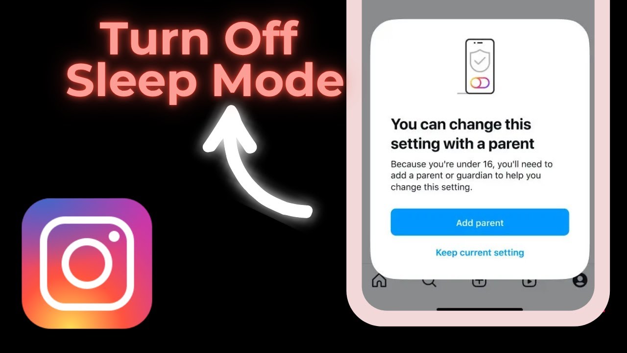 Disable Instagram Sleep Mode with Parental Controls