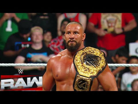 WWE Raw 27 October 2025 Bron Breakker Wins World Heavyweight Championship Seth Rollins WWE Raw 2025