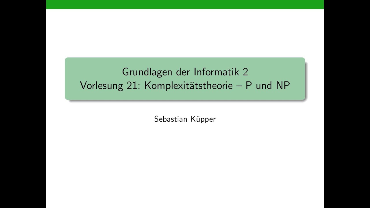 Komplexitätstheorie: Klassen P & NP – Grundlagen und wichtige Erkenntnisse 🧠