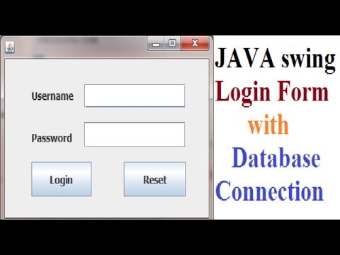 LOGIN Form with MYSQL Database JDBC | JAVA SWING GUI