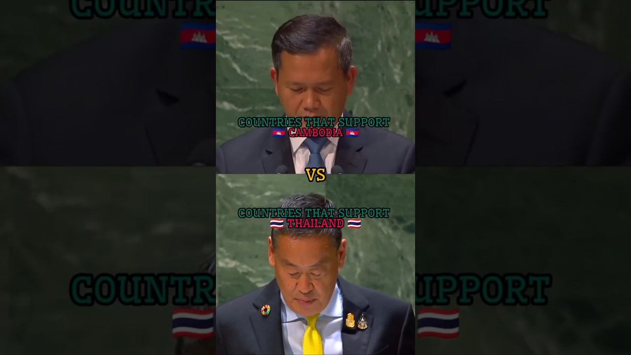 Which Countries Back Cambodia vs Thailand? 🌏 | Short & Viral Insights
