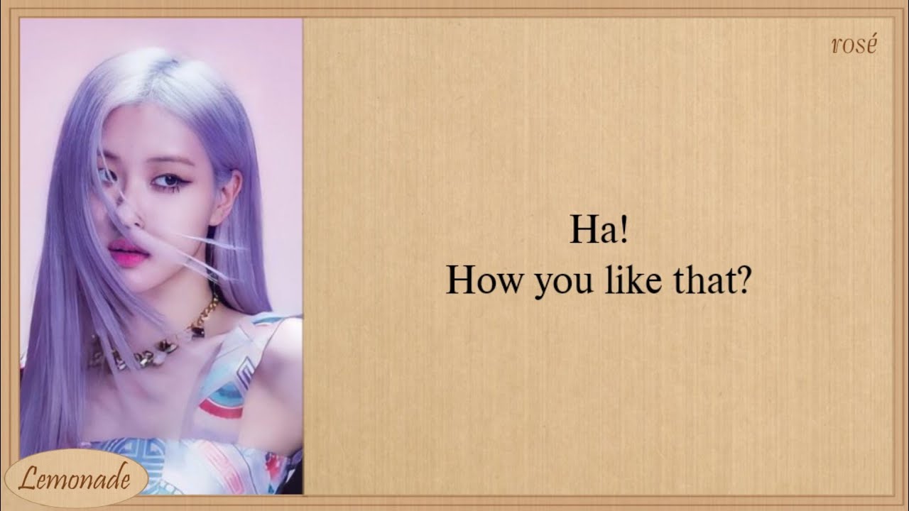 BLACKPINK How You Like That 🎶 Easy Lyrics for Sing-Along