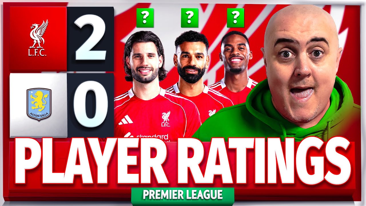 Salah Shines & Dom Dominates: Liverpool’s 2-0 Victory Over Aston Villa ⚽