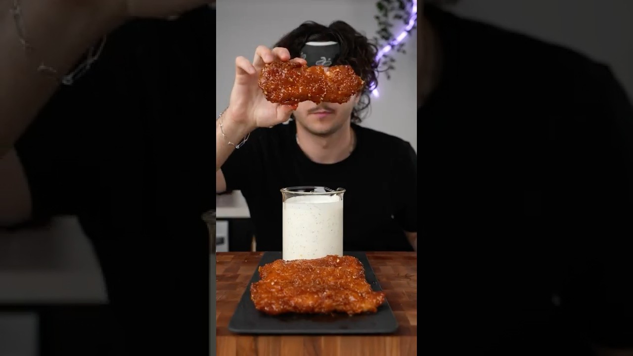 Spicy Honey Cheesy Fried Chicken 🍯🧀