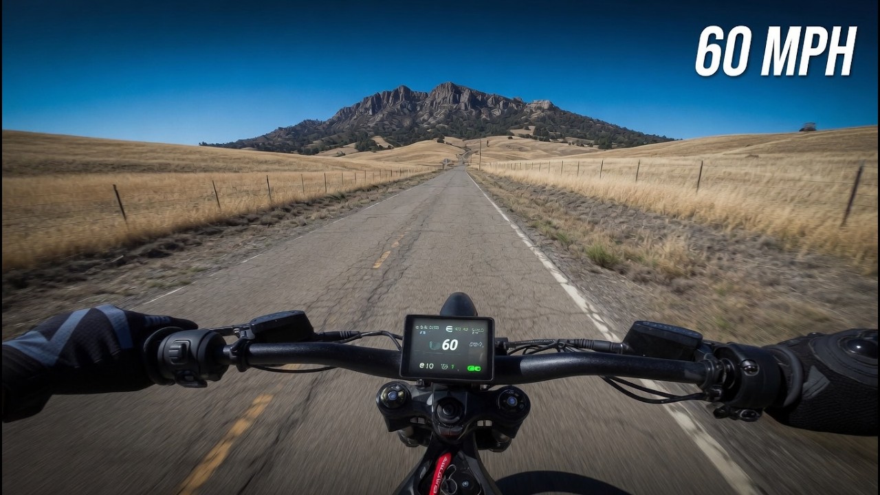 First Time Reaching 60 MPH on My E-Bike ⚡