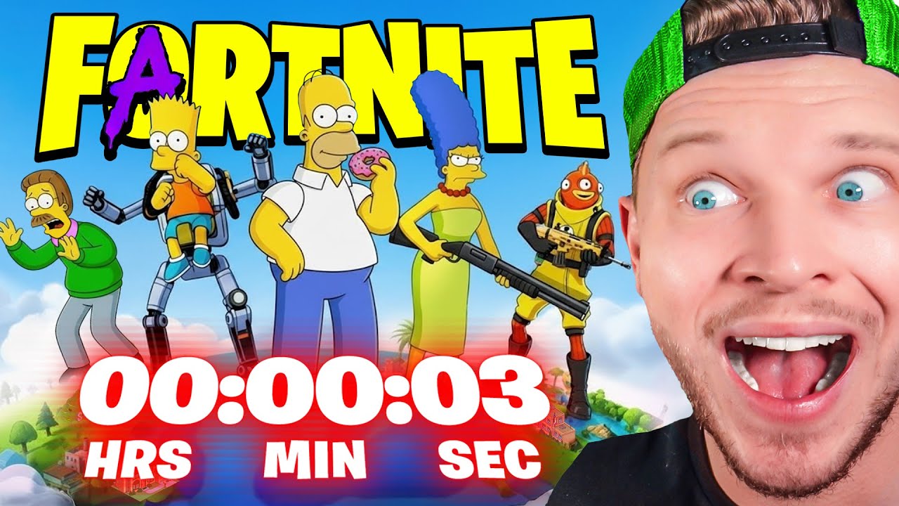 Événement Simpson sur Fortnite ✨ | Nouvelle Saison & Objectif 7M Abonnés !
