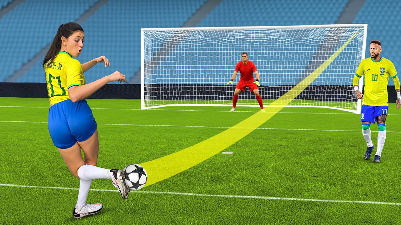 Recreating Neymar’s Most Iconic Goals ⚽ | Watch the Best Moments of a Football Legend