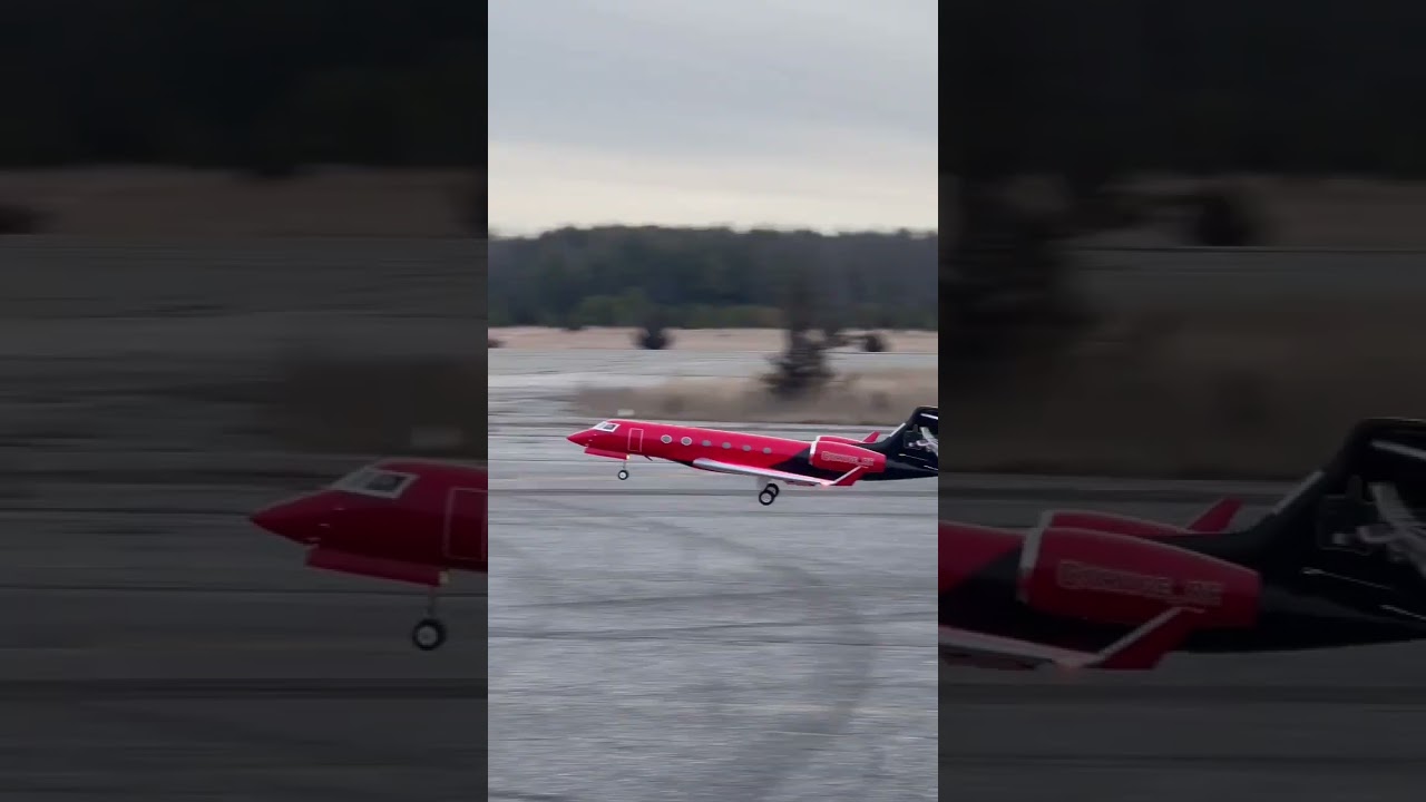 First Custom RC Private Jet Landing ✈️