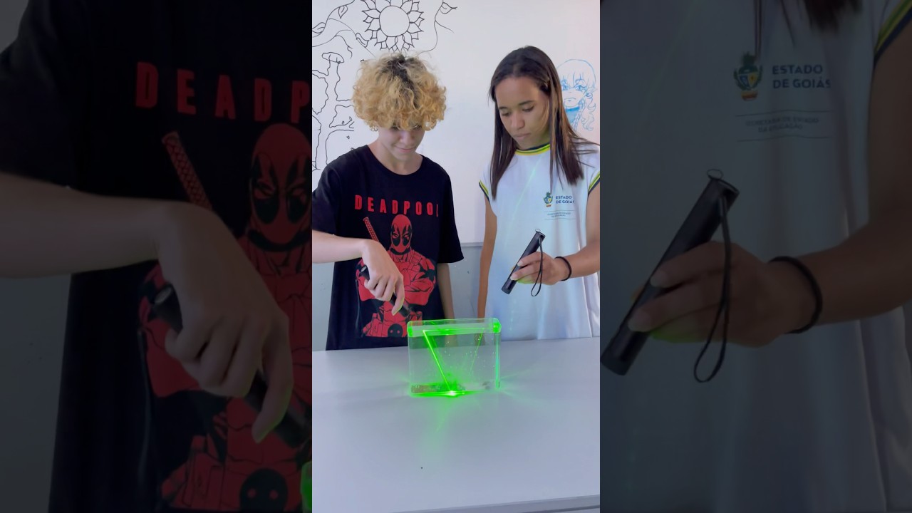 Mission Lumière Submergée : À la découverte des secrets de la réfraction et de la réflexion totale.